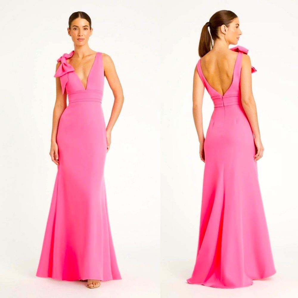 Mac Duggal Pink Mermaid style gown size 14